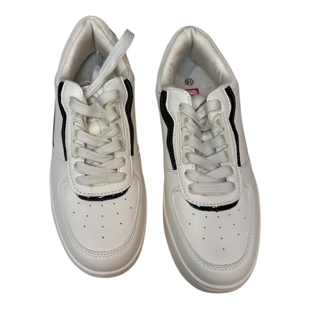 Ecko Unlimited Women's White and Black Sneakers CB2